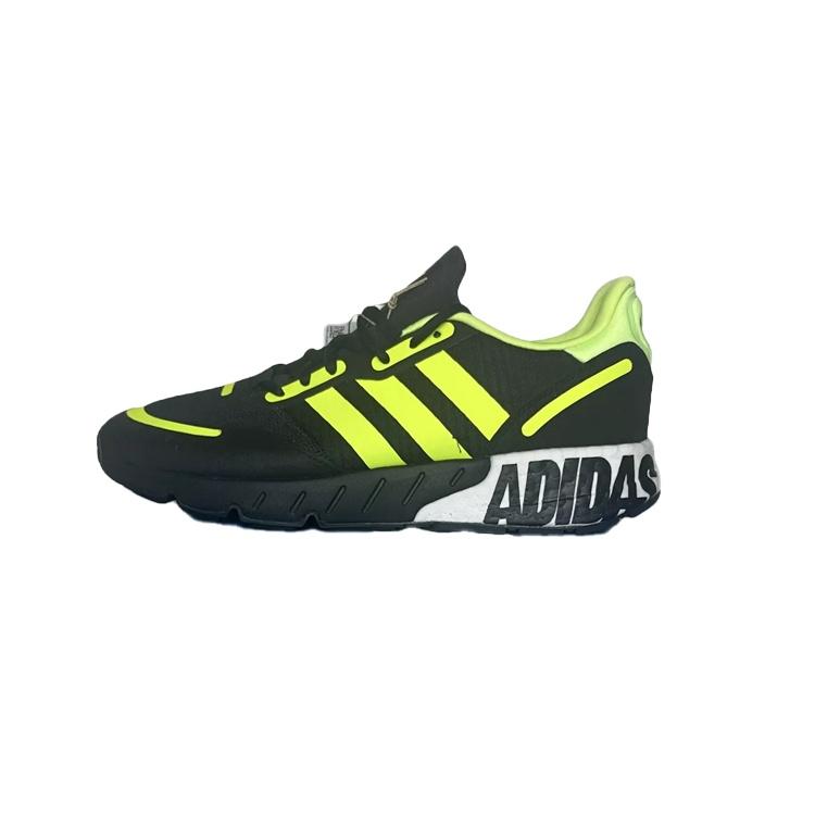adidas ZX 1K Boost Bold Logo Graphic - Black Solar Yellow Men s FY3632 EU 41⅓
