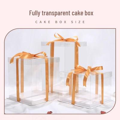 Transparent Birthday Cake Gift Boxes