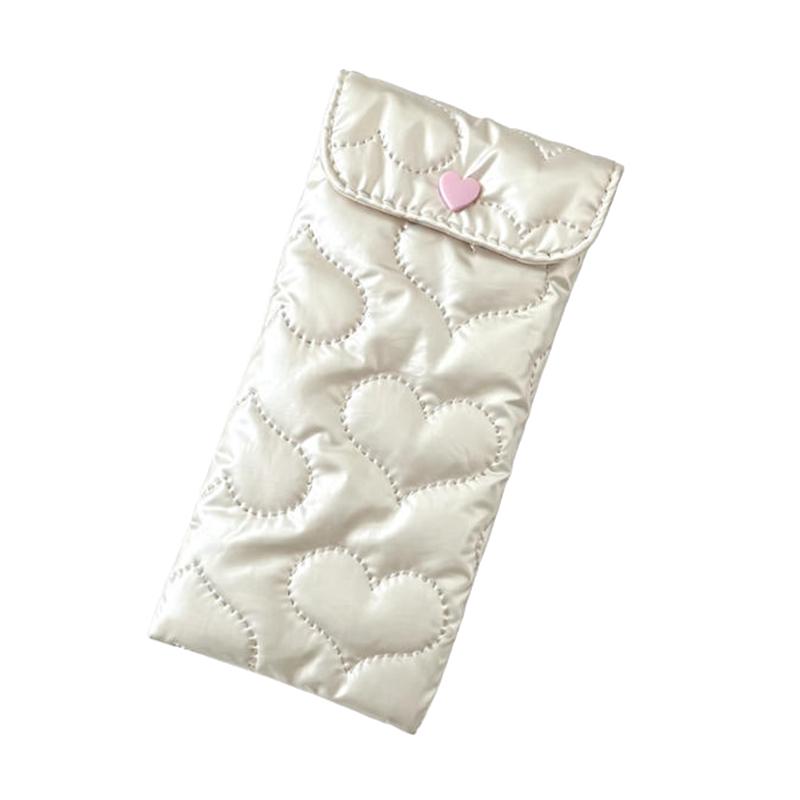 Portable Drawstring Eyeglass Storage Bag Down Cotton Eyeglass Case Mobile Phone Storage Bag Perfect For Daily Travel