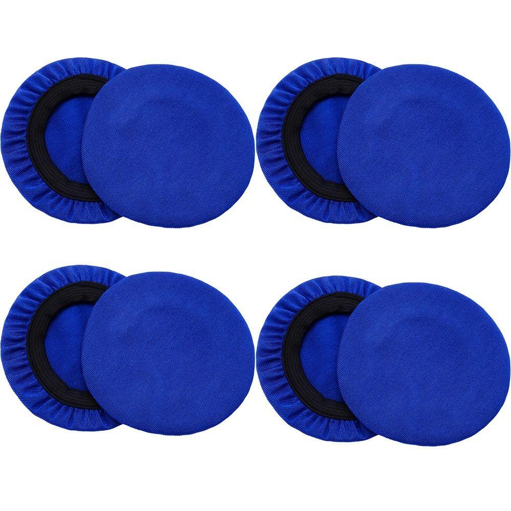 4 Pairs Elastic Lycra Earpad Covers Headphone Covers Stretchable and Washable Sanitary Earcup Protectors