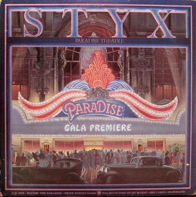LP Record STYX - Paradise Theatre SP03719 A&M 1981 US Rock Used