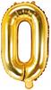 Foil Balloon Letter "O", 35Cm, Gold