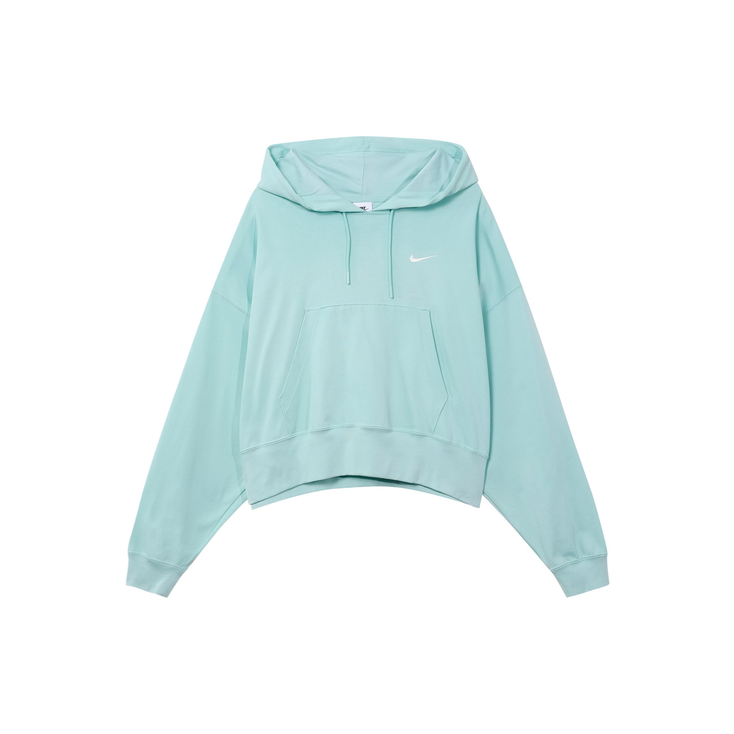 

New Nike Sweatshirt Women s Ice Jade Blue DM6418-346 XL
