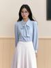 Women's Chiffon Short-Sleeve Formal Shirt - Elegant, Professional, Summer Top
