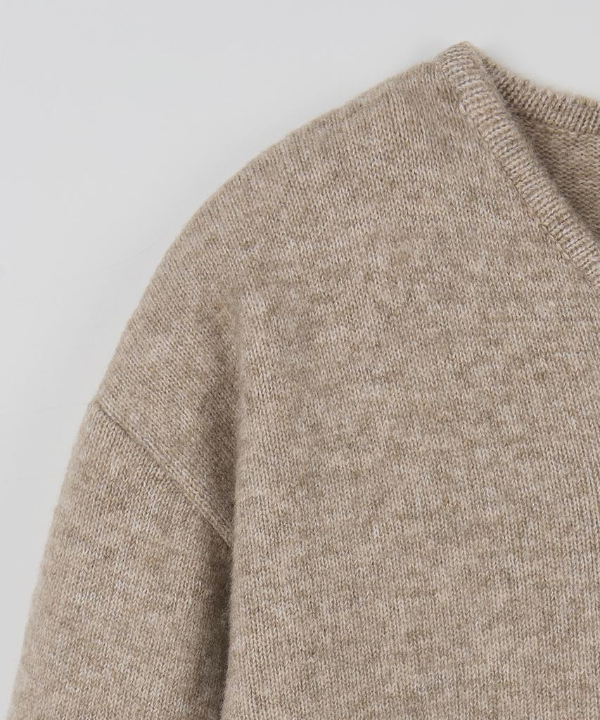 Nodu Sage Basic Cardigan [Beige]