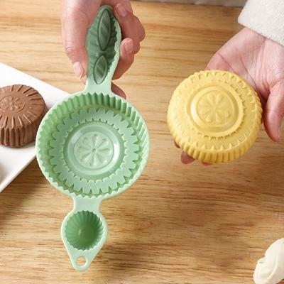 Hand Press Maamoul Mold DIY Middle Eastern Baking Mould Multifunction Mooncake Mold  Home
