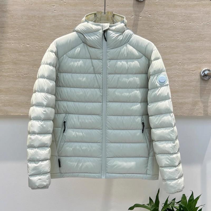 Womens Short Hooded Down Jacket Lightweight Warm Winter Coat 90% White Duck Slim Fit Casual Outdoor