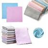 5 Pieces Of Microfiber Glass Cleaning Cloth Lint-free Window Car Kitchen Mirror No Trace Reusable Fish Scale Cloth Polishing
