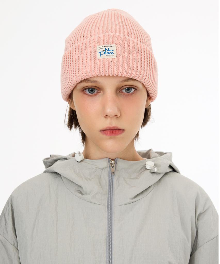 Tienpi T242Aacuzzt59_Tag Sign Beanie - Pink