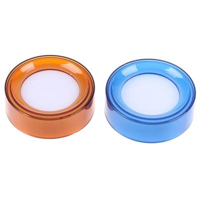 2Pcs/Lot Plastic Round Case Finger Wet Sponge Damper For Casher Count Money