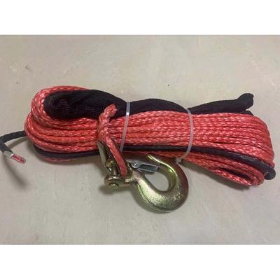 High Quality 6mm X 15m Plasma Cable Synthetic Winch with High Quality Hook Line Uhmwpe Rope with Sheath Car