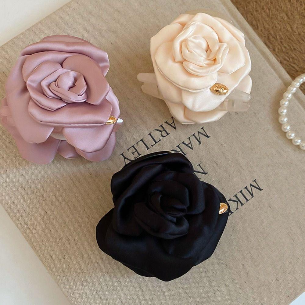 Bohemian Artificial Flower Clips Back of the Head Hair Clip  Headdress Styling Tool
