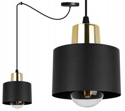 MODERN TAKLAMPA SVART LED-LAMPA