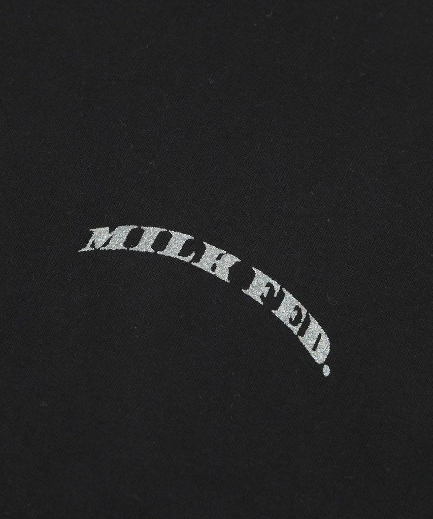 Milkfed Casual Glitter Cherry Compact Tee in Black Women's S/S