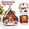 Christmas Animal and Acrylic Hanging Ornament for Holiday Decor, 11