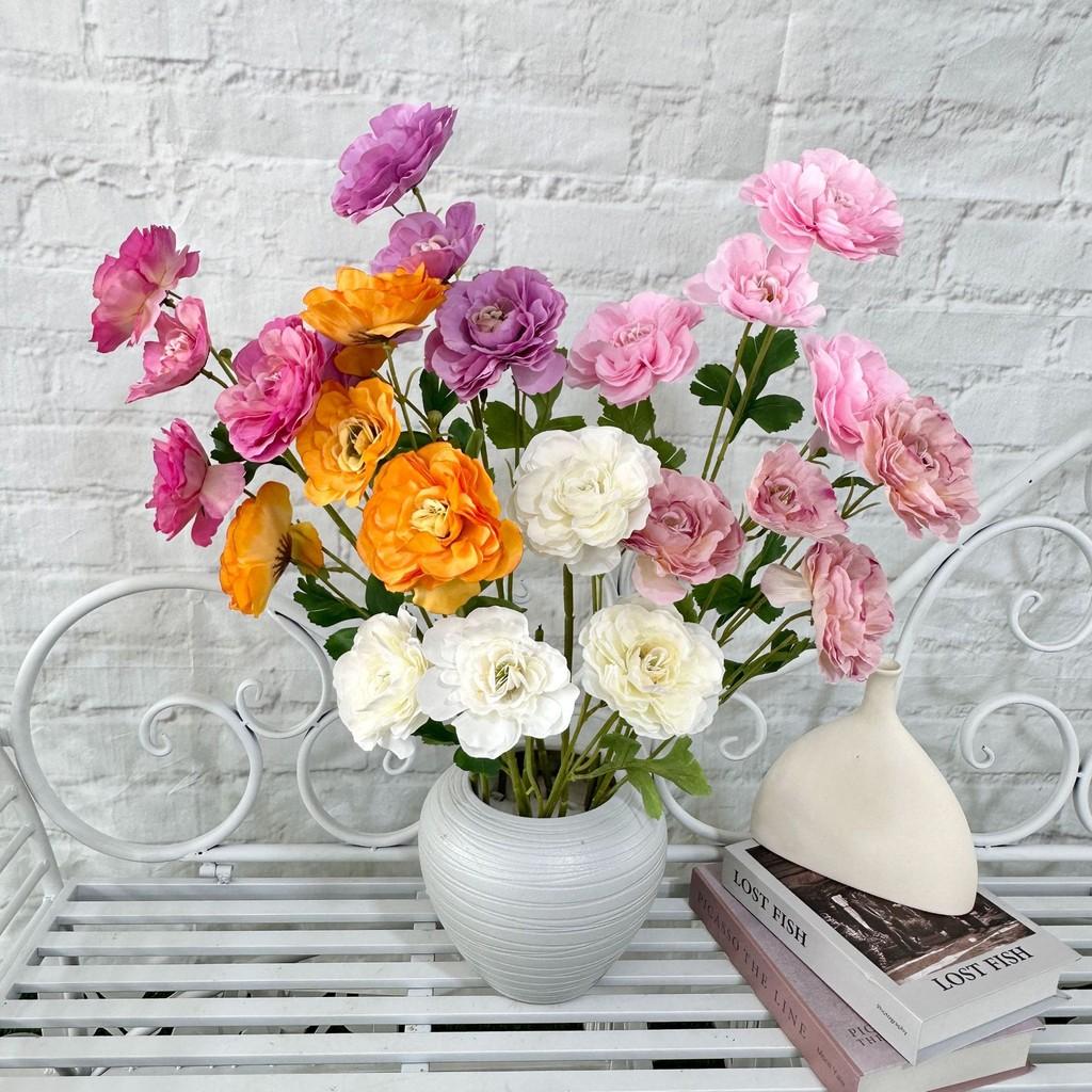 Flower Peony Artificial Wedding Hotel Restaurant Decoration Desktop Ornament