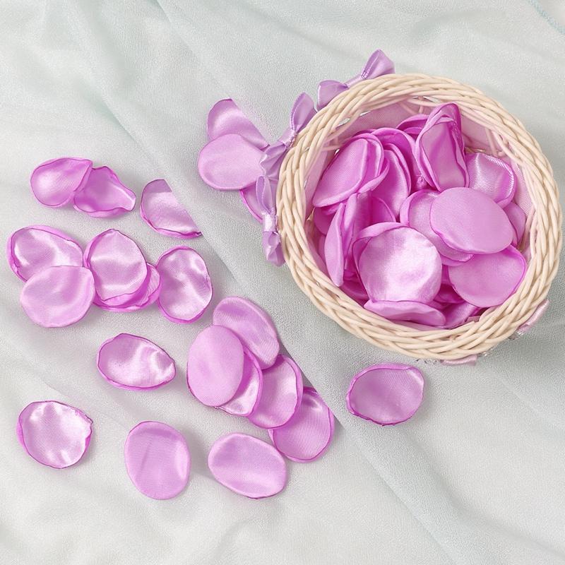 50/100/200Pcs Rose Artificial Flowers Petal for Home Room Decor Festival Wedding Decoration Scene Layout Gift Ornament Accessory