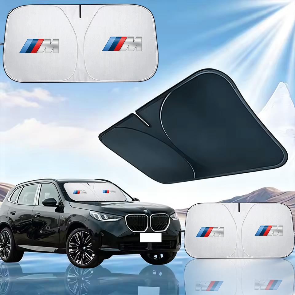 Thicken Strong UV Resistance Car Sun Visor Sunshade Front Glass Sunscreen For BMW M M3 M5 X1 X3 X5 X6 E46 E39 E36 E60 Accessory gjbn47