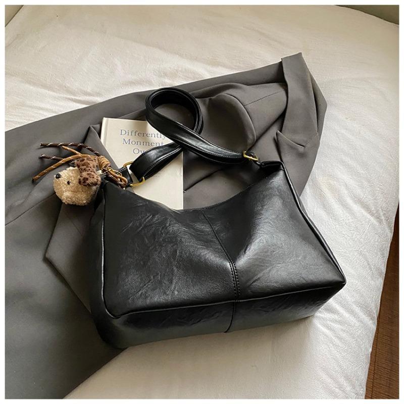 Large-capacity Retro Commuter Single-shoulder Underarm Bag, Fashionable Tote Bag, High-end Crossbody Bag Casually