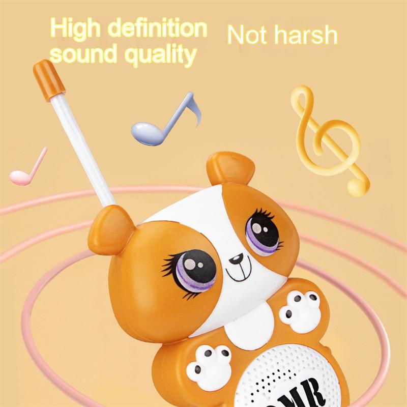 Cute Panda Children Walkie Talkie Toy Indoor Outdoor Parent-child Interactive Wireless Electric Toy Portable Walkie Talkie