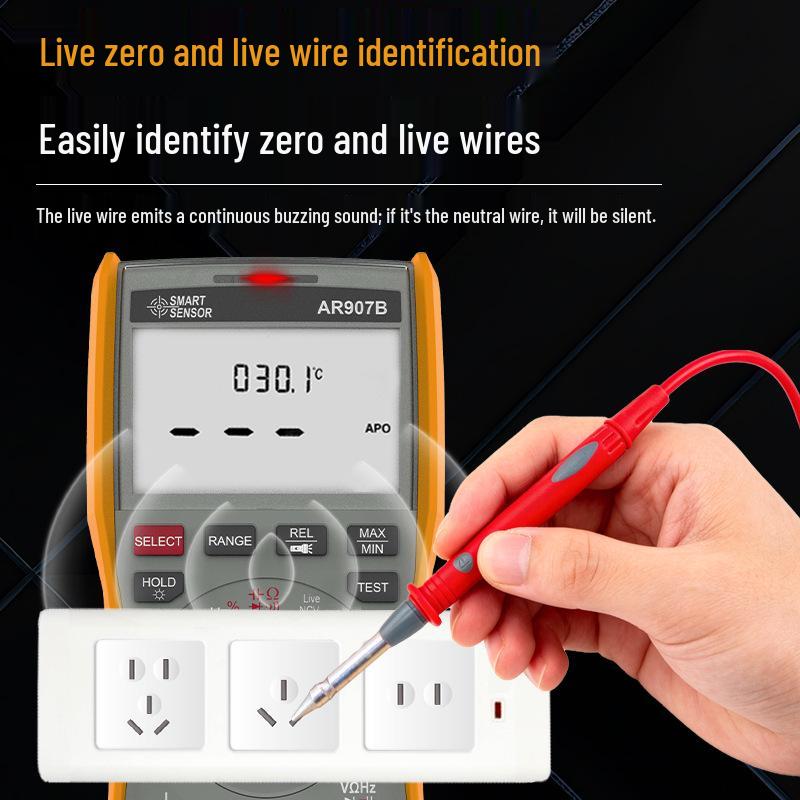 XIMA AR907B Digital Multimeter & Megohmmeter - Electrician's High-Precision Insulation Tester