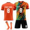 Personalised Shirts Kit Mens Girls With Name Number Custom Football Jerseys For Boys Training Suit