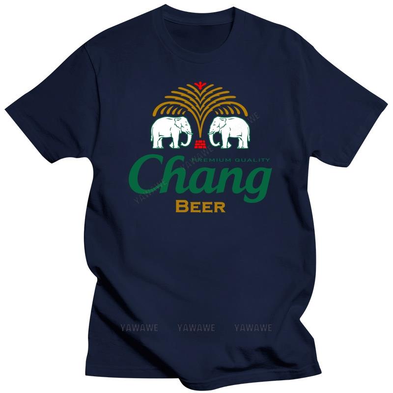 

New fashion teeshirt Chang Beer Thai Drink T Shirt Singha Lao Leo Tiger Carabow Bali Gift New From US male short sleeve top XL