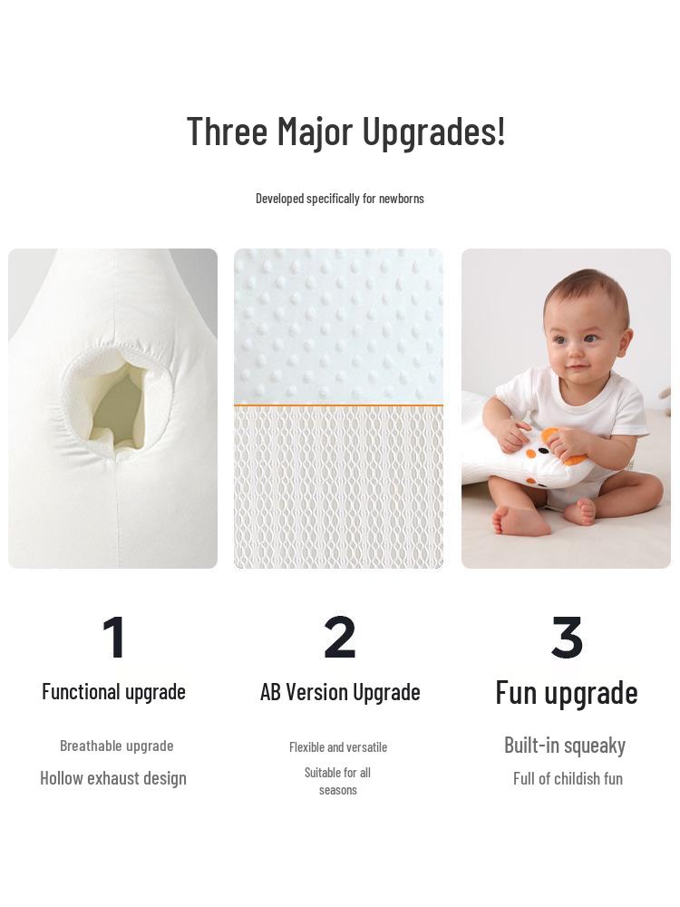 White Goose Tummy Soothing Pillow: Anti-Bloating & Colic Relief for Babies