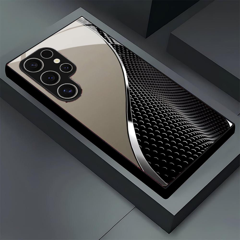 Greative Cool Glass Phone Case For Samsung Galaxy S26 S25 S24 S22 S23 Ultra S21 S20 Plus 5G Frosted Non-Slip Full Cover