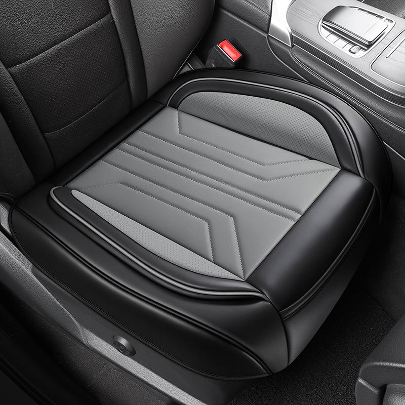 Universal All-Season Leather Car Seat Cushion for SUVs, Off-Road, Sedans, and Trucks