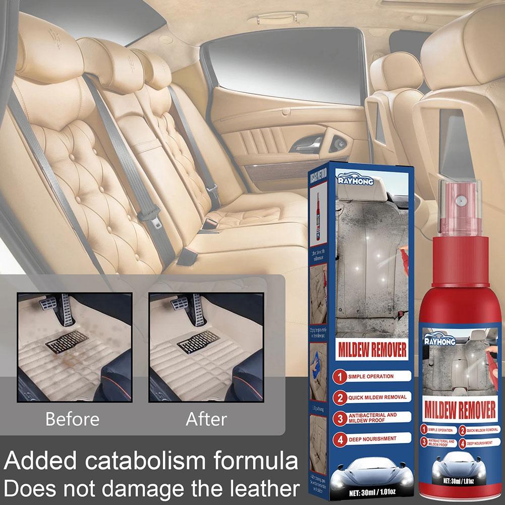30ML Car Interior Cleaner Car Mold Remover Car Upholstery Mats Foot Headliner Mold Cleaning Spray Seats And Maintenance Rem Z8Q4