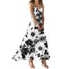 Women's Summer Casual Fashion Print Dresses V-Neck Sleeveless Dresses