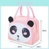 Bolsa Térmica para Marmita com Design de Animal 3D com Folha de Alumínio Grossa para Crianças