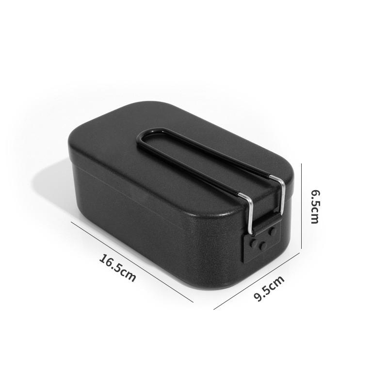 Aluminium Outdoor Tragbare Isolierung Lunch Box Camping Anti-verbrühungen Picknick Ausrüstung