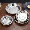 304 Stainless Steel Round Serving Plates Set
