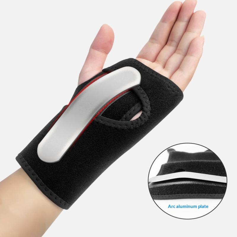 Adjustable Wrist Stabilizer Brace Detachable Aluminum Strip Adjustable Tightness for Wrist Pain Relief Support