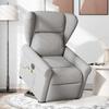 VidaXL Fauteuil inclinable de massage électrique gris nuage tissu 3303413