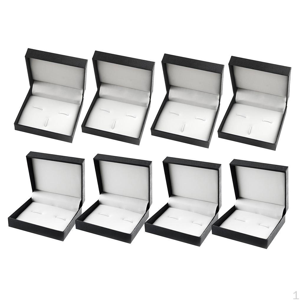 

Набор из 8 шт. пластиковых запонок и зажима для галстука, держатель для хранения