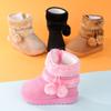 [Thickened Snow Boots] Thickened Insulated Youngsters Snow Boots | Plush Ball Padded Shoes