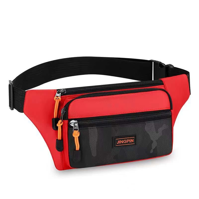 New Style, Niche Men's Crossbody Bag, Fashionable Design, Multifunctional Chest Bag, Fitness Outdoor Bag, Sports Phone Waist Bag