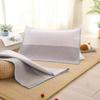 2Pcs Thickened Thickening Pillowcase Breathable Soft Striped Pillow Cover Stripe Design Washable Cushion Cover All Seasons