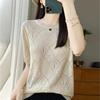 Women Knit T-shirt Summer Knitted Shirt Short Sleeve Tees O-neck Pullover Knit Tops Female