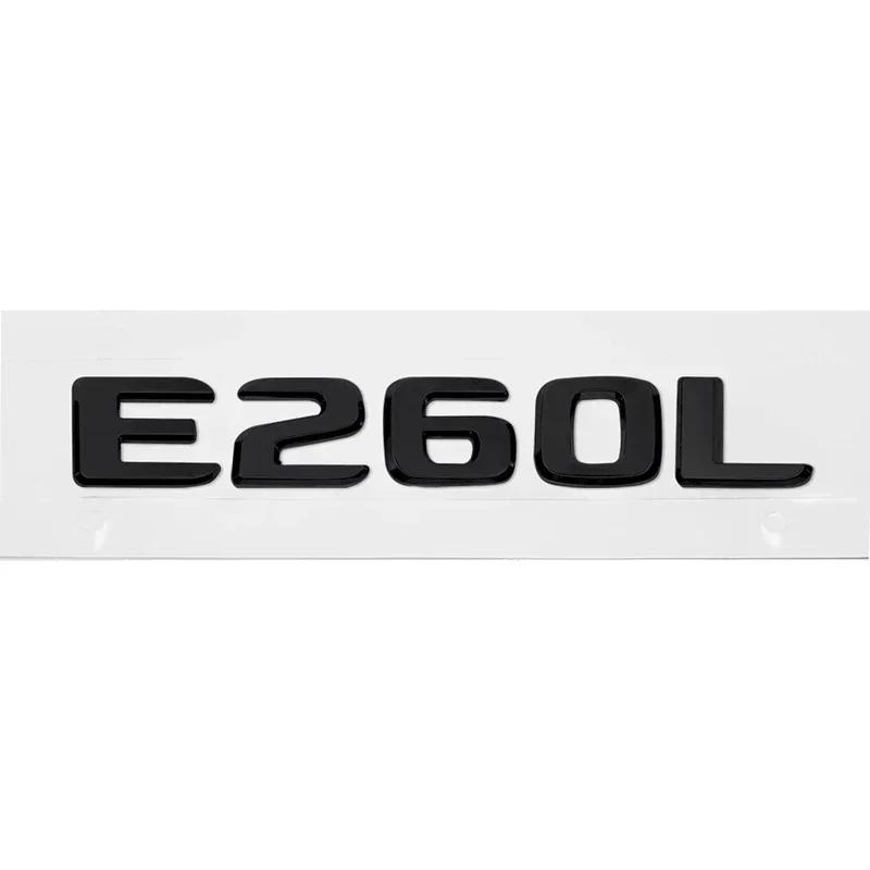3D Letters Car Tail Emblem Rear Trunk Sticker Badge for Mercedes Benz E200L E260L E300 E320L E320 E350L E350 E500 E550 E Class