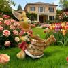 Artistic Resin Rabbit Flower Pot for Indoor & Outdoor Gardens