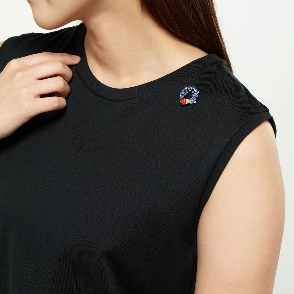 Hydrangea & Ladybug Brooch VBRV3163 UB [Vendome Boutique]