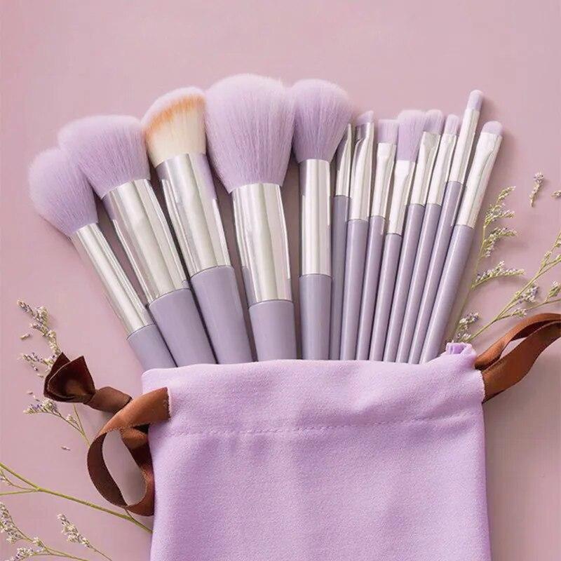 Mixing Makeup Brush Beauty Tools 13 Piece Soft Fluffy Makeup Brush Set for Cosmetics Foundation Blush Powder Eyeshadow Kabuki