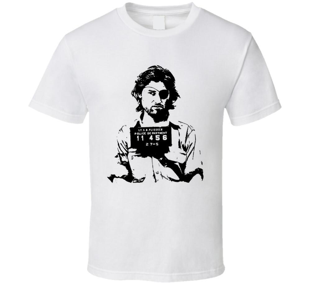 Escape From New York Kurt Russell Mugshot Movie Fan T Shirt