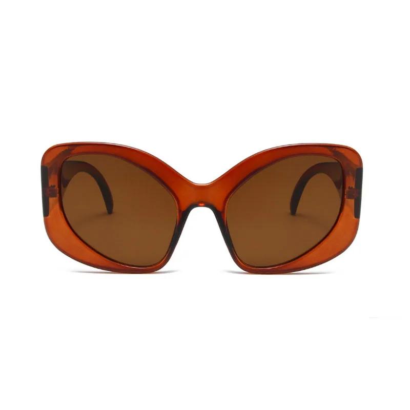 Durable High Quality Retro High End Designer Style Edgy Punk Trendy Oversized Female For Both Male Sun Glasses