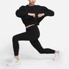 Nike Sweatshirts Women's Black Crew Neck Moderate Regular DA0449-010