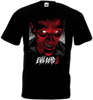 Evil Dead V 12 פוסטר סרט שחור חולצת טי שרט יוניסקס אימה